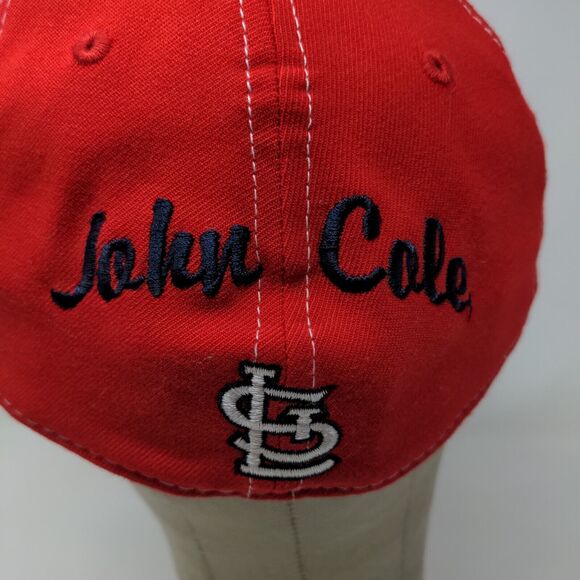 New Era 39Thirty Men's MLB St. Louis Cardinals Hat Red White Size M/L John Cole - Picture 10 of 14